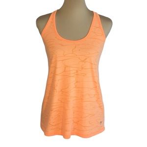 Old Navy Neon Orange Burnout Racerback Athletic Tank, Women’s XS